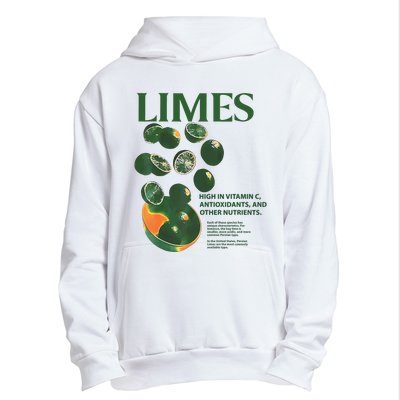 Limes High In Vitamin C Antioxidants And Other Nutrients Urban Pullover Hoodie