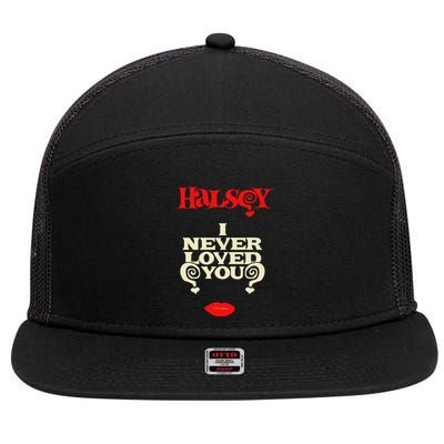Limited Halsey I Never Loved You 7 Panel Mesh Trucker Snapback Hat