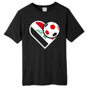 Love Heart Iraqi Futbol Soccer Team Tall Fusion ChromaSoft Performance T-Shirt