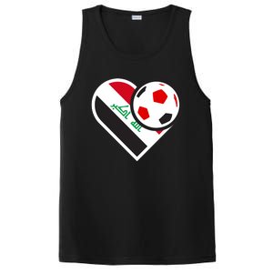 Love Heart Iraqi Futbol Soccer Team PosiCharge Competitor Tank