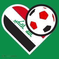 Love Heart Iraqi Futbol Soccer Team Tall T-Shirt