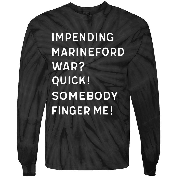 Liz Huyandere Impending Marineford War Quick Somebody Finger Me Tie-Dye Long Sleeve Shirt