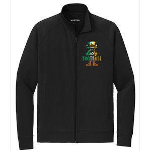 Leprechaun Hat Im A Lucky Football St Patricks Day Stretch Full-Zip Cadet Jacket