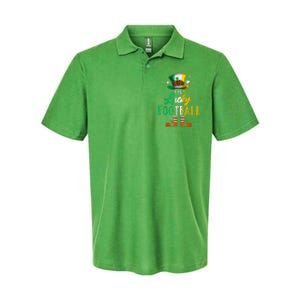 Leprechaun Hat Im A Lucky Football St Patricks Day Softstyle Adult Sport Polo