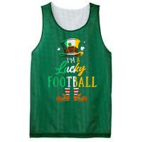 Leprechaun Hat Im A Lucky Football St Patricks Day Mesh Reversible Basketball Jersey Tank