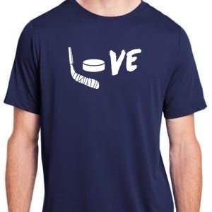 Love Hockey Ice Hockey Shirts & Gift For Hockey Fans Adult ChromaSoft Performance T-Shirt