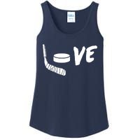 Love Hockey Ice Hockey Shirts & Gift For Hockey Fans Ladies Essential Tank