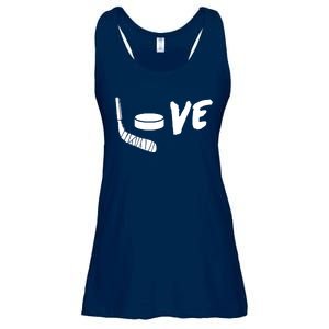 Love Hockey Ice Hockey Shirts & Gift For Hockey Fans Ladies Essential Flowy Tank