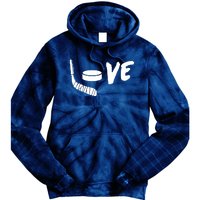 Love Hockey Ice Hockey Shirts & Gift For Hockey Fans Tie Dye Hoodie