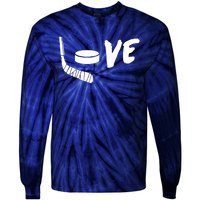 Love Hockey Ice Hockey Shirts & Gift For Hockey Fans Tie-Dye Long Sleeve Shirt