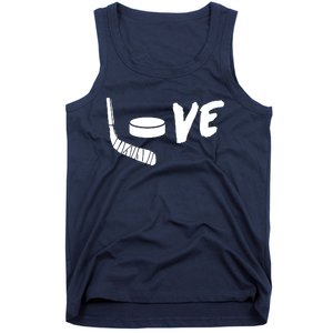 Love Hockey Ice Hockey Shirts & Gift For Hockey Fans Tank Top