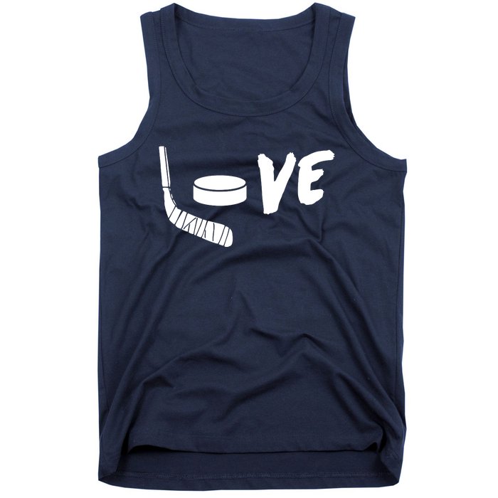 Love Hockey Ice Hockey Shirts & Gift For Hockey Fans Tank Top