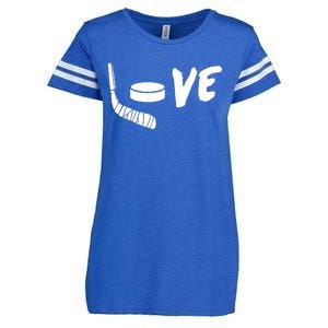 Love Hockey Ice Hockey Shirts & Gift For Hockey Fans Enza Ladies Jersey Football T-Shirt