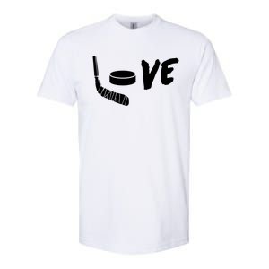 Love Hockey Ice Hockey Shirts & Gift For Hockey Fans Softstyle CVC T-Shirt