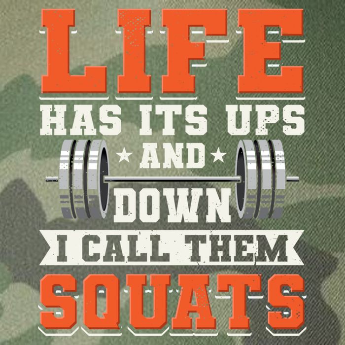 Life Has Its Ups And Downs I Call Them Squats Funny Gym Gift Legacy Tie Dye Trucker Hat