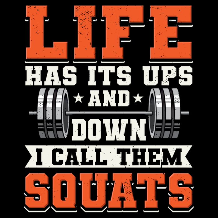 Life Has Its Ups And Downs I Call Them Squats Funny Gym Gift Impact Tech Backpack