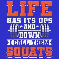 Life Has Its Ups And Downs I Call Them Squats Funny Gym Gift Bag