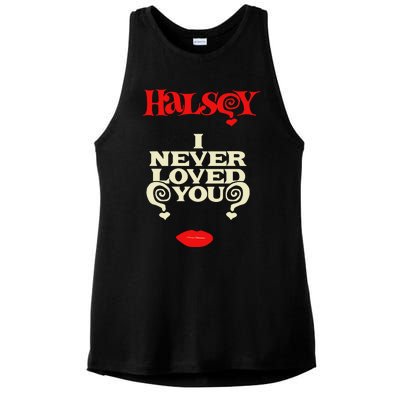 Limited Halsey I Never Loved You Ladies PosiCharge Tri-Blend Wicking Tank