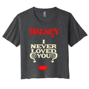 Limited Halsey I Never Loved You Women's Crop Top Tee