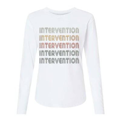 Love Heart Intervention Grunge Vintage Style Intervention Womens Cotton Relaxed Long Sleeve T-Shirt