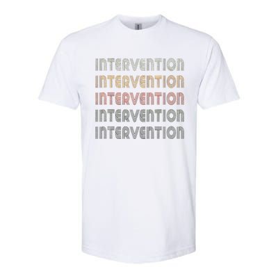 Love Heart Intervention Grunge Vintage Style Intervention Softstyle CVC T-Shirt