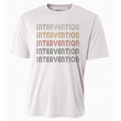 Love Heart Intervention Grunge Vintage Style Intervention Cooling Performance Crew T-Shirt