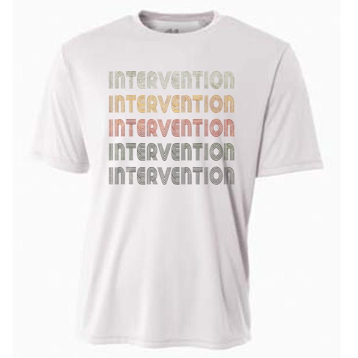 Love Heart Intervention Grunge Vintage Style Intervention Cooling Performance Crew T-Shirt