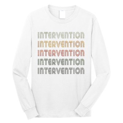 Love Heart Intervention Grunge Vintage Style Intervention Long Sleeve Shirt