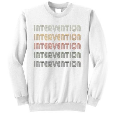 Love Heart Intervention Grunge Vintage Style Intervention Sweatshirt