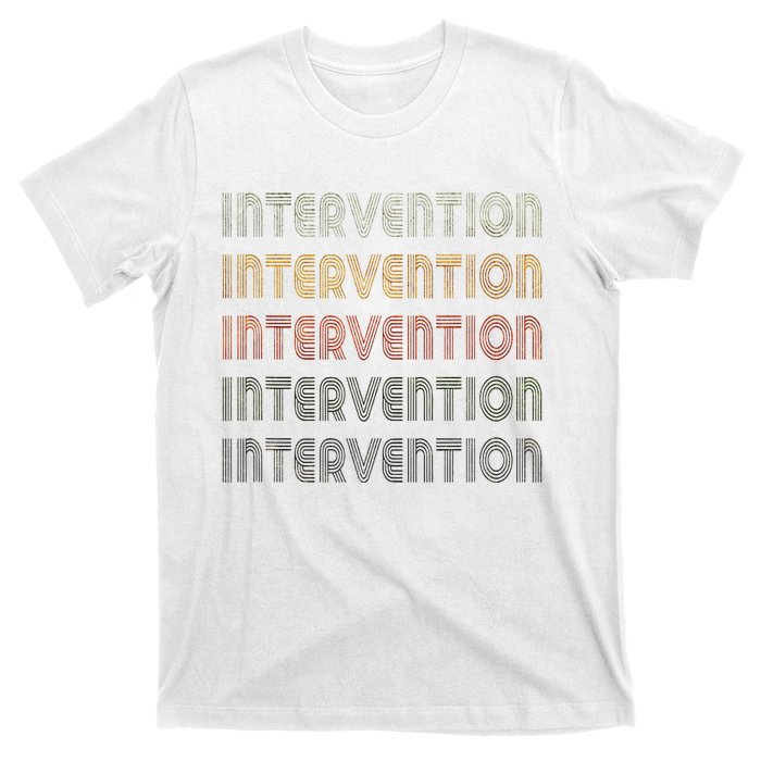 Love Heart Intervention Grunge Vintage Style Intervention T-Shirt