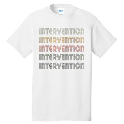 Love Heart Intervention Grunge Vintage Style Intervention Tall T-Shirt