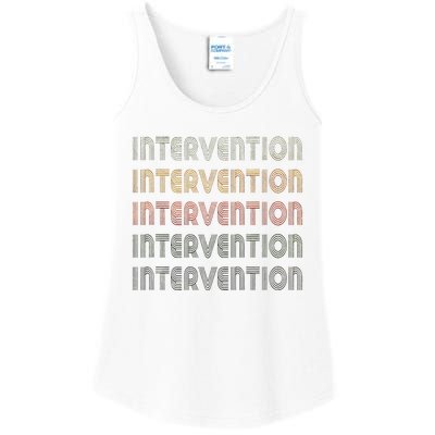 Love Heart Intervention Grunge Vintage Style Intervention Ladies Essential Tank