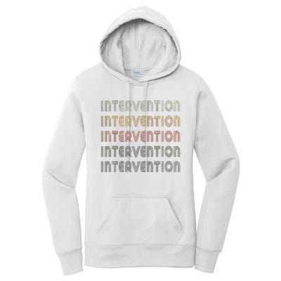 Love Heart Intervention Grunge Vintage Style Intervention Women's Pullover Hoodie