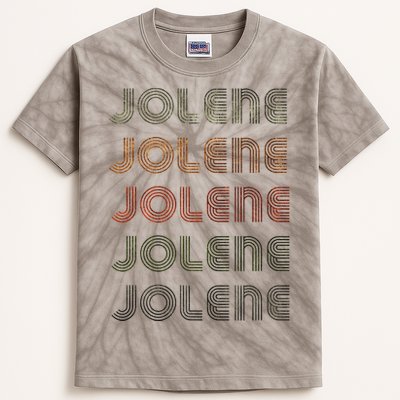 Love Heart Jolene Grunge Vintage Style Black Jolene Kids Tie-Dye T-Shirt