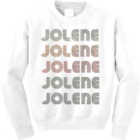 Love Heart Jolene Grunge Vintage Style Black Jolene Kids Sweatshirt