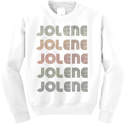 Love Heart Jolene Grunge Vintage Style Black Jolene Kids Sweatshirt