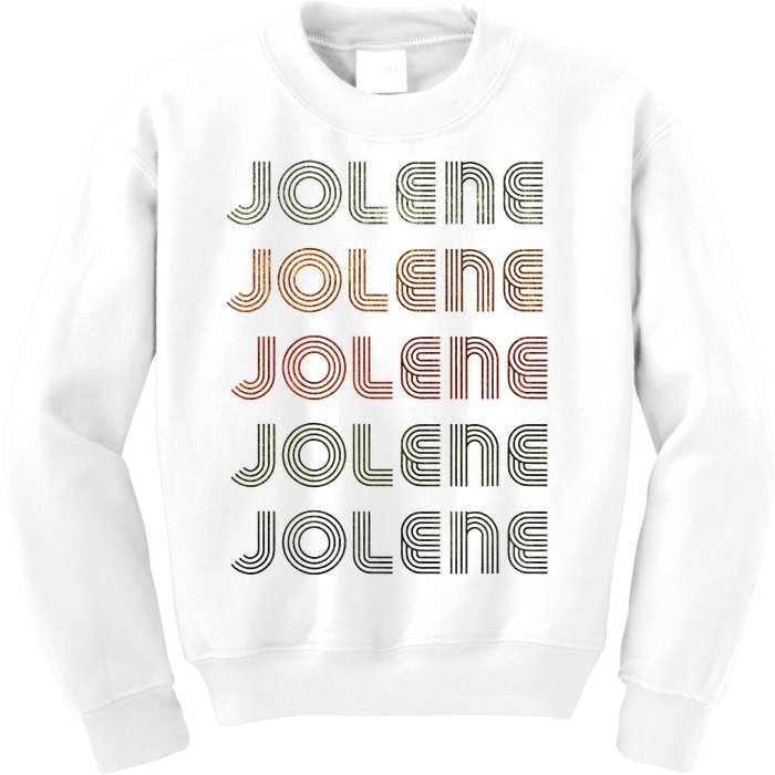 Love Heart Jolene Grunge Vintage Style Black Jolene Kids Sweatshirt