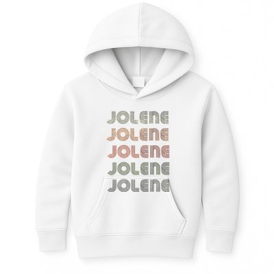 Love Heart Jolene Grunge Vintage Style Black Jolene Kids Hoodie