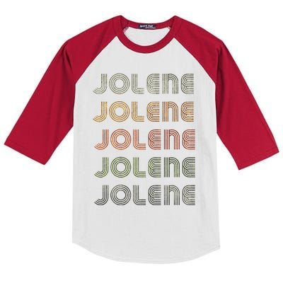 Love Heart Jolene Grungevintage Style Black Jolene Kids Colorblock Raglan Jersey