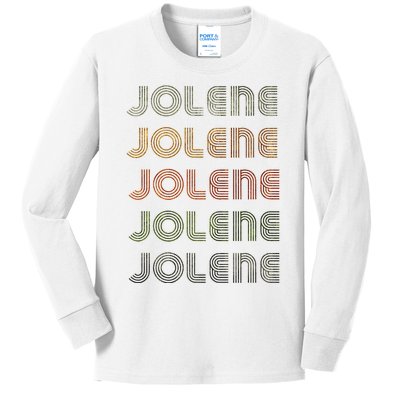 Love Heart Jolene Grungevintage Style Black Jolene Kids Long Sleeve Shirt