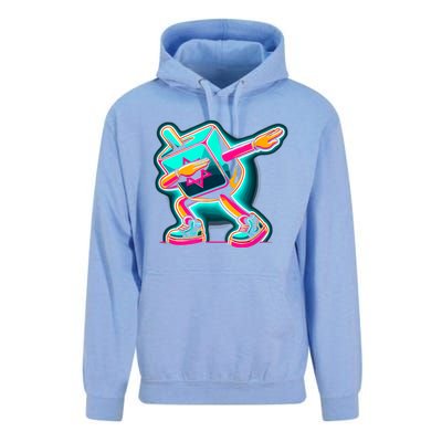 Love Hanukkah Jewish Holiday Dabbing Dreidel Unisex Surf Hoodie