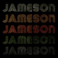 Love Heart Jameson Style Black Jameson 7-Panel Snapback Hat