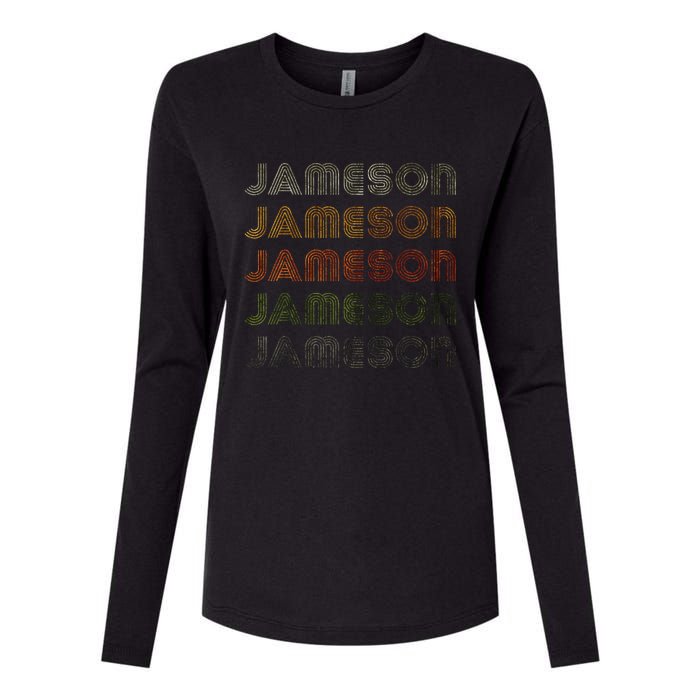 Love Heart Jameson Grungevintage Style Black Jameson Womens Cotton Relaxed Long Sleeve T-Shirt