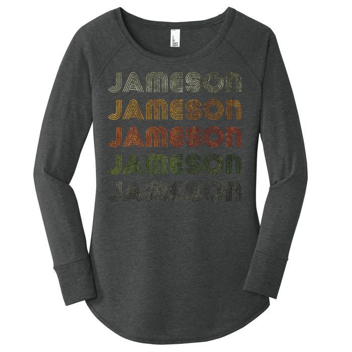 Love Heart Jameson Grungevintage Style Black Jameson Women's Perfect Tri Tunic Long Sleeve Shirt