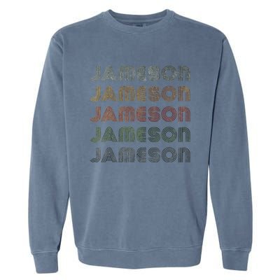 Love Heart Jameson Grungevintage Style Black Jameson Garment-Dyed Sweatshirt