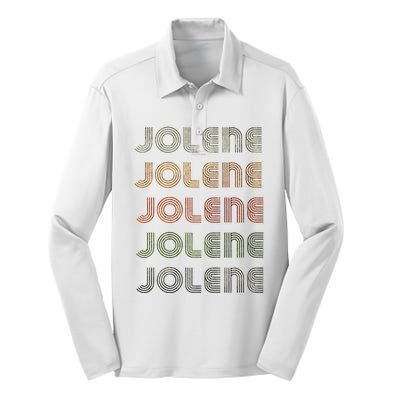 Love Heart Jolene Vintage Silk Touch Performance Long Sleeve Polo