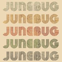 Love Heart Junebug Grunge Style Black Junebug Drawstring Bag