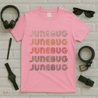 Love Heart Junebug Grunge Style Black Junebug T-Shirt