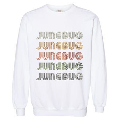 Love Heart Junebug Grunge Style Black Junebug Garment-Dyed Sweatshirt