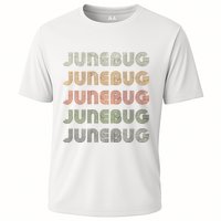 Love Heart Junebug Grunge Style Black Junebug Cooling Performance Crew T-Shirt